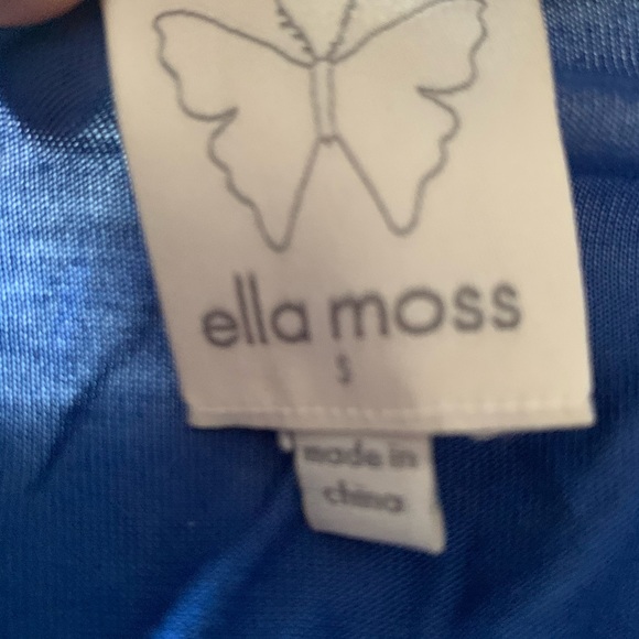 Ella Moss Dresses Ella Moss Floral Maxi Dress With Fringe Detail On